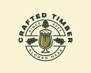 Wheat Beer Brewery logo design