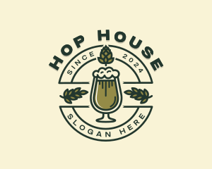 Wheat Beer Brewery logo design