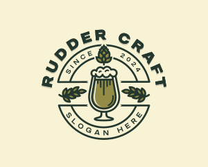 Wheat Beer Brewery logo design