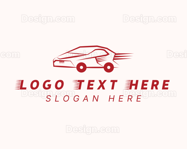 Sports Car Transportation Logo