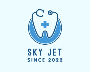 Dentist Stethoscope Tooth logo