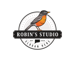 Connecticut Robin Bird logo