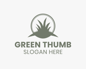 Grass Weed Turf logo design