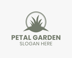 Grass Weed Turf logo design