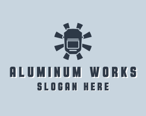 Industrial Welding Iron Work logo design