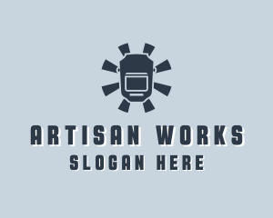 Industrial Welding Iron Work logo design