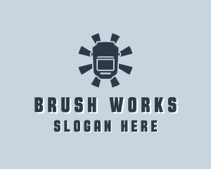 Industrial Welding Iron Work logo design