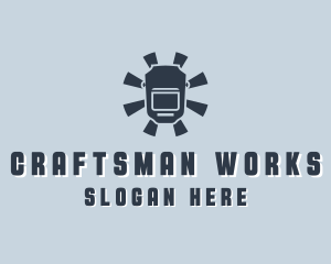 Industrial Welding Iron Work logo design