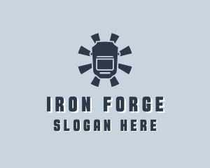 Industrial Welding Iron Work logo design