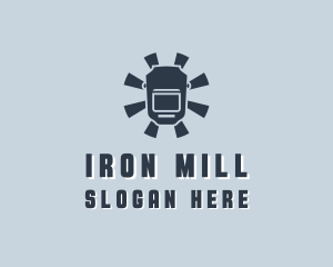 Industrial Welding Iron Work logo design