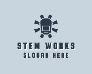 Industrial Welding Iron Work logo design