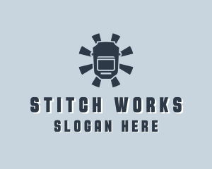 Industrial Welding Iron Work logo design