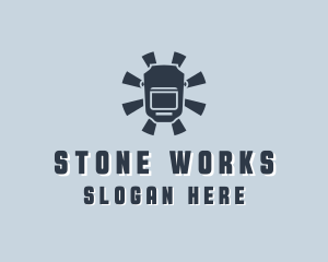 Industrial Welding Iron Work logo design