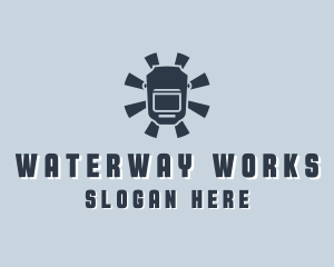 Industrial Welding Iron Work logo design