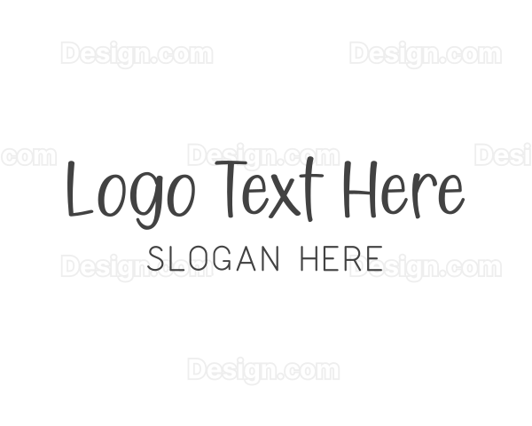 Fancy Handwritten Wordmark Logo