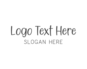 Fancy Handwritten Wordmark logo design