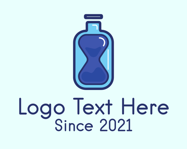 Bottle logo example 3