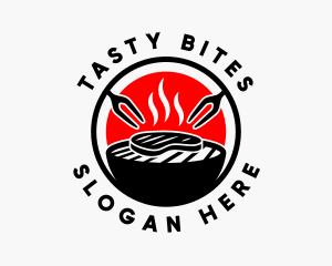 Barbecue Grill Steak logo