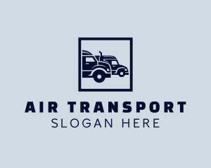 Cargo Truck Haulage logo design