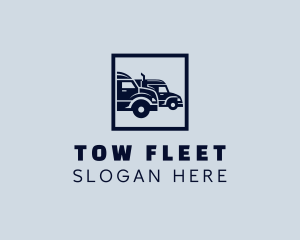 Cargo Truck Haulage logo design