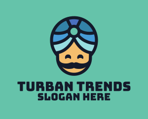 Magic Turban Mustach Man logo