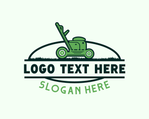 Lawn Mower Landscaping logo