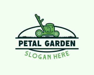 Lawn Mower Landscaping logo design