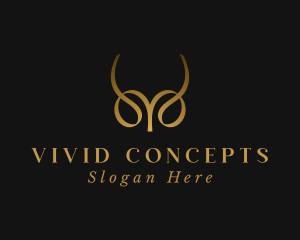 Abstract Golden Horns logo