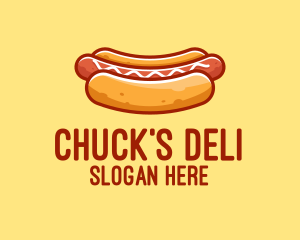 Hot Dog Sausage logo design