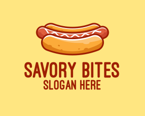 Hot Dog Sausage logo design