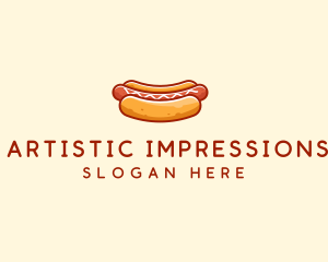 Hot Dog Sausage logo design