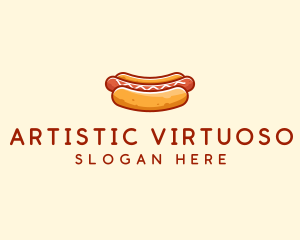 Hot Dog Sausage logo design