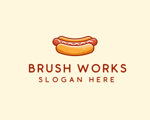 Hot Dog Sausage logo design