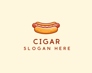 Hot Dog Sausage logo design