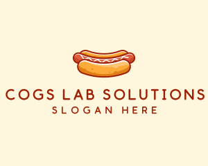 Hot Dog Sausage logo design