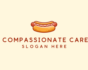 Hot Dog Sausage logo design