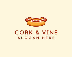 Hot Dog Sausage logo design