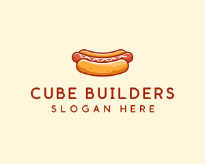 Hot Dog Sausage logo design