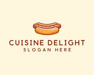 Hot Dog Sausage logo design