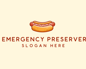 Hot Dog Sausage logo design