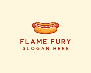 Hot Dog Sausage logo design