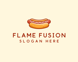 Hot Dog Sausage logo design