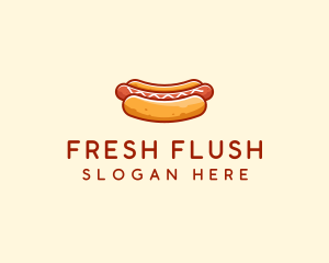 Hot Dog Sausage logo design