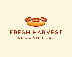 Hot Dog Sausage logo design