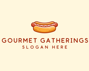 Hot Dog Sausage logo design