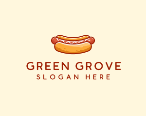 Hot Dog Sausage logo design