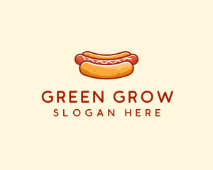 Hot Dog Sausage logo design