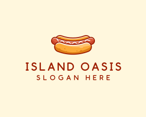 Hot Dog Sausage logo design