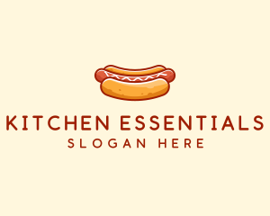 Hot Dog Sausage logo design