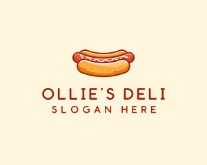 Hot Dog Sausage logo design